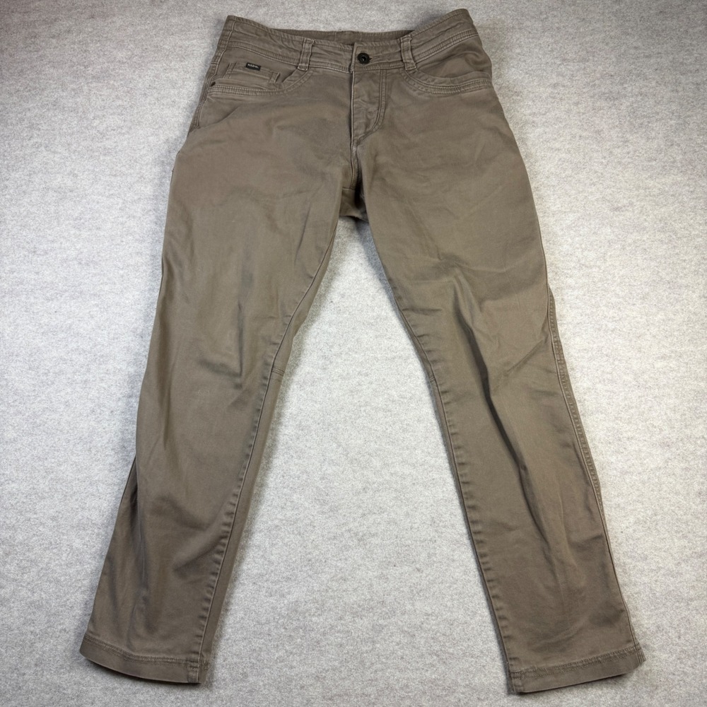 Kuhl Free Ryde Khaki Brown Outdoor Hiking Utility Pants Mens 30x30